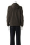 【MEN】フェイクスエード ジップアップ パーカ ヘルノ/HERNO