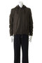 【MEN】フェイクスエード ジップアップ パーカ ヘルノ/HERNO