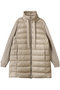 はっ水NYLON ULTRA LIGHT ニットスリーブコンビ ミドルダウンコート ヘルノ/HERNO アイボリー-ベージュ
