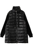 はっ水NYLON ULTRA LIGHT ニットスリーブコンビ ミドルダウンコート
