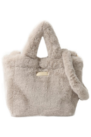 ヘルノ/HERNOのフェイクファー 2WAY ショルダーバッグ(120100/120101)