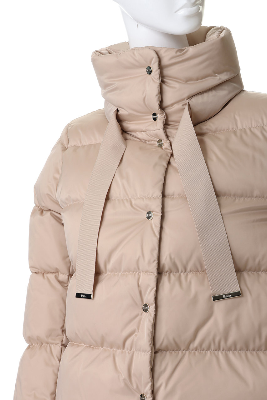 HERNO(ヘルノ)｜ポリエステルダウンブルゾン/ベージュ の通販