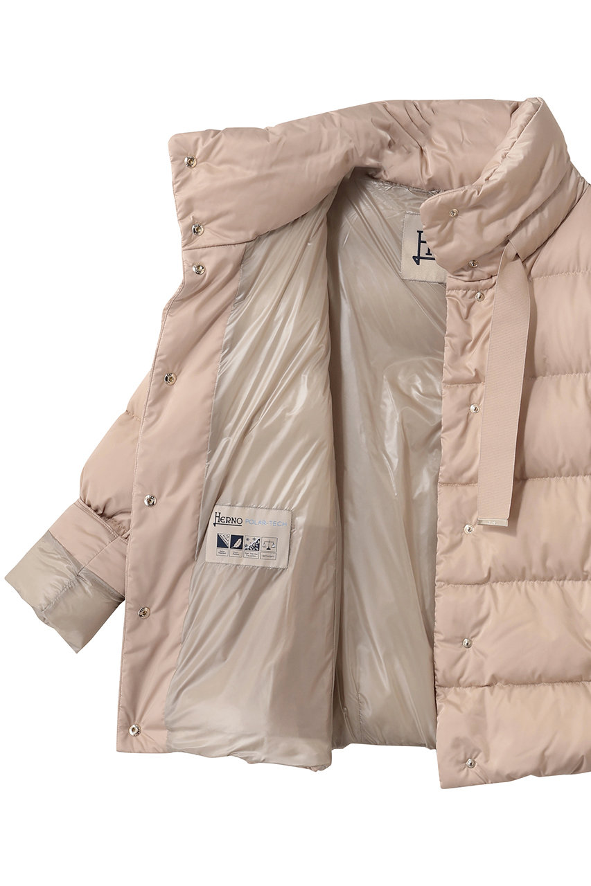 HERNO(ヘルノ)｜ポリエステルダウンブルゾン/ベージュ の通販