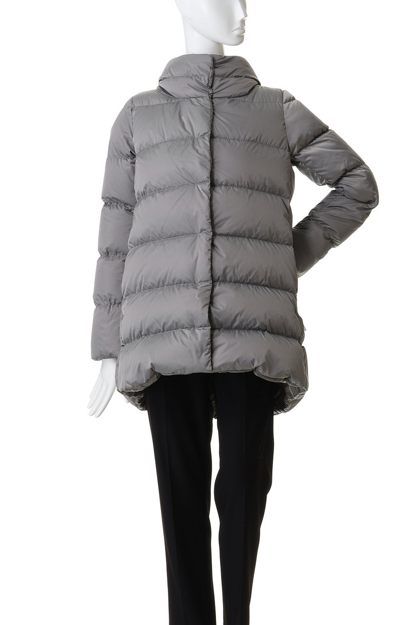 HERNO(ヘルノ)｜フェイクファーコンビダウンコート/ホワイト の通販