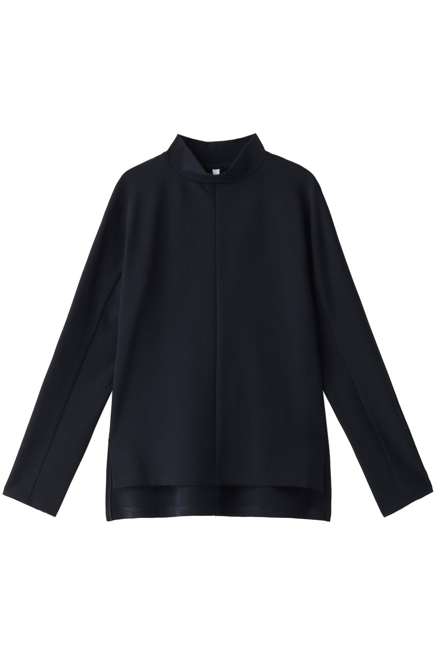 SALE 【50%OFF】 08sircus 08サーカス ハイツイストストレッチポンチハイネックプルオーバー ネイビー