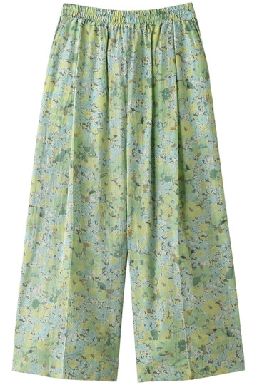 SALE 【60%OFF】 08sircus 08サーカス キュプラコットンフラワープリントワイドパンツ グリーンフラワー