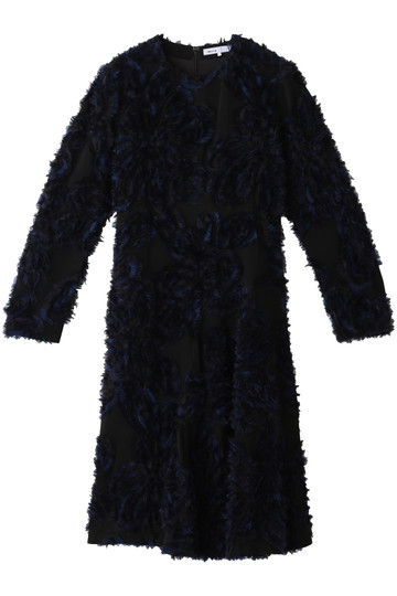 SALE 【50%OFF】 08sircus 08サーカス フローラルジャカードドレス ネイビー