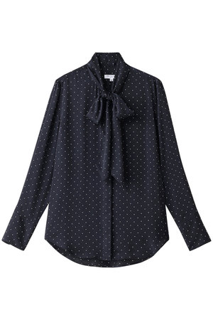 エキップモン/EQUIPMENTのLUIS サテンボウタイブラウス