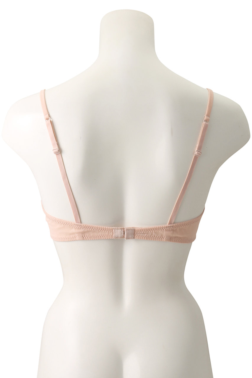 L Angelique ランジェリーク フローラ ノンワイヤーノンパテッドブラ ピンク ベージュ の通販 Elleshop エル ショップ