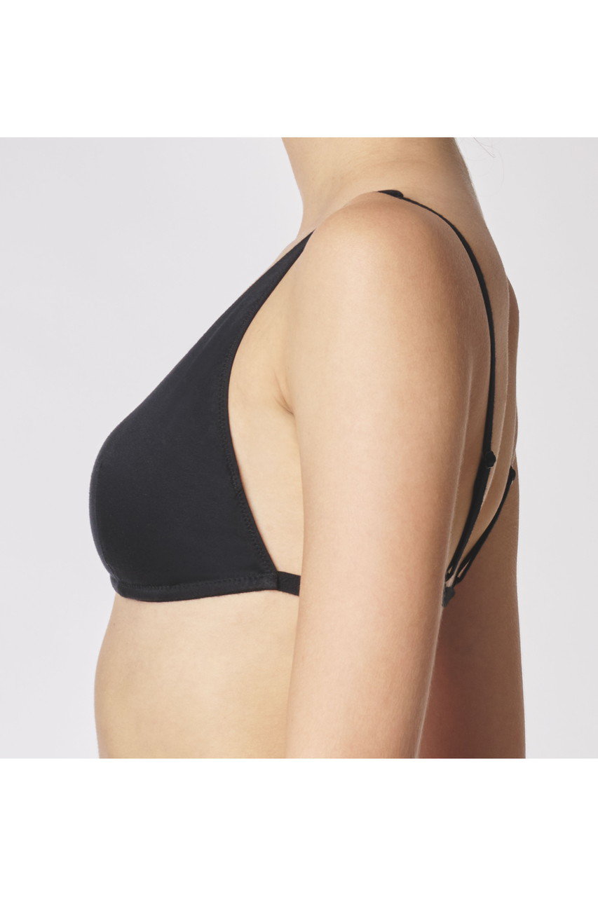 L'ANGELIQUE(ランジェリーク)｜リトム ノンワイヤーブラ/ブラック の