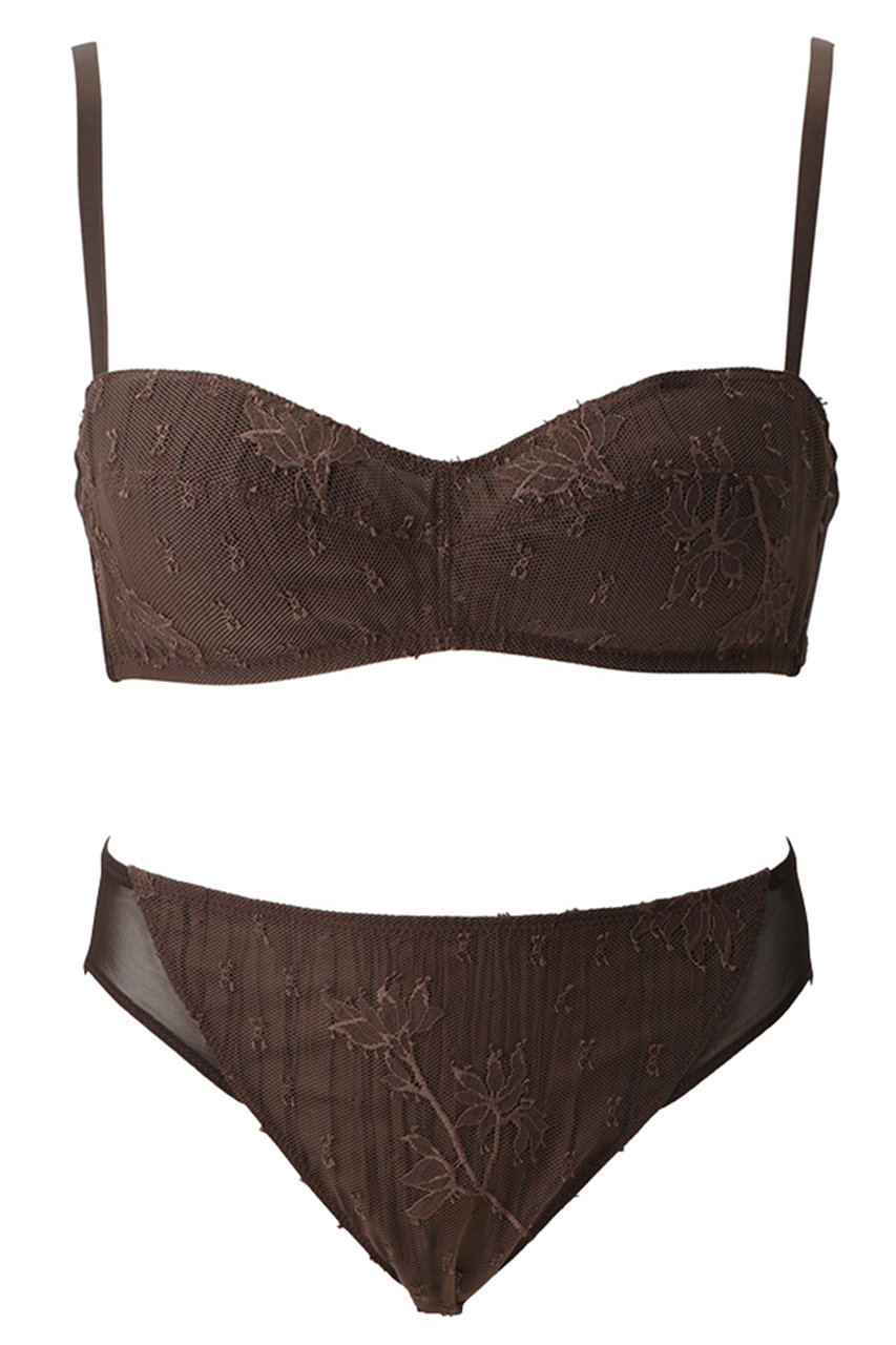 ランジェリーク/L'ANGELIQUEのCOLINA SET(ブラウン/ASLZZW904)