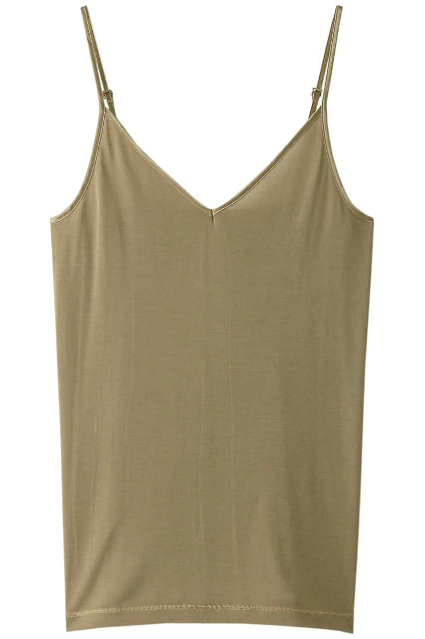 ランジェリーク/L'ANGELIQUEのキャミソール(シルクフライス)(グレイッシュブラウン/LIBB371)