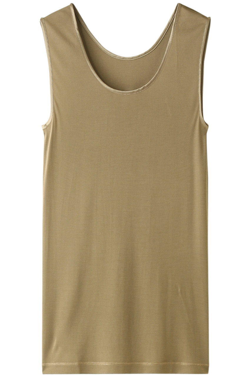 ランジェリーク/L'ANGELIQUEのノースリーブ(シルクフライス)(グレイッシュブラウン/LIBC571)