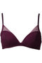 パトス　ノンワイヤーブラ ランジェリーク/L'ANGELIQUE プラム