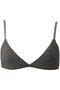 エリ　ノンワイヤーブラ ランジェリーク/L'ANGELIQUE チャコール
