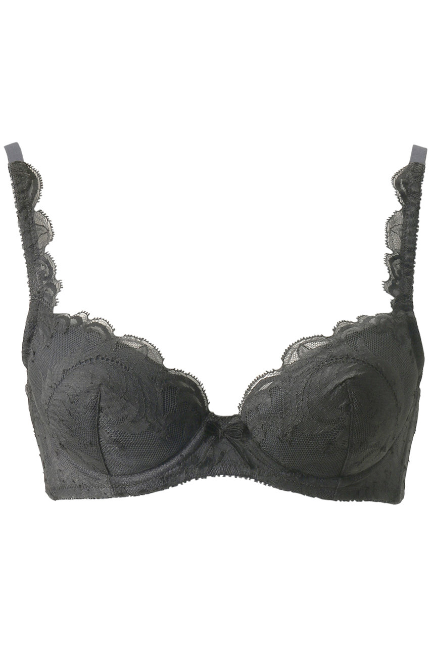 ランジェリーク/L'ANGELIQUEのテラス3 3/4カップ(Dカップ以上）(ミッドナイトグレー/LIBA127)