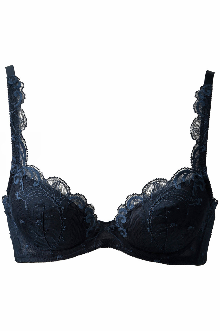 L Angelique ランジェリーク テラス2 3 4カップブラ Dカップ以上 ネイビーブルー の通販 Elleshop エル ショップ