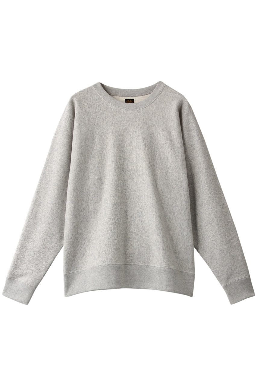 SALE 【30%OFF】 BATONER バトナー メンズ(MENS)吊り裏毛クルーネックスウェット グレー