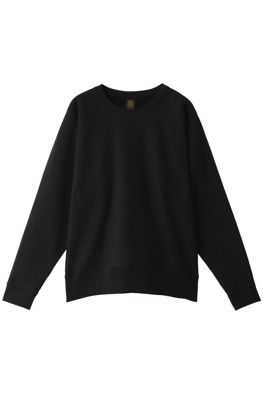 SALE 【30%OFF】 BATONER バトナー メンズ(MENS)吊り裏毛クルーネックスウェット ブラック
