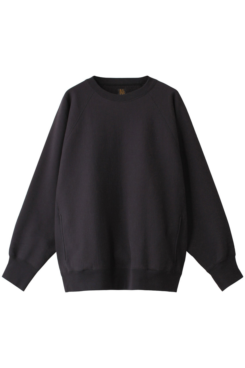 BATONER ジャンベルカ裏毛クルーネックトップス バトナー BATONER メランジェカラー ジャンベルカ裏毛 クルーネック