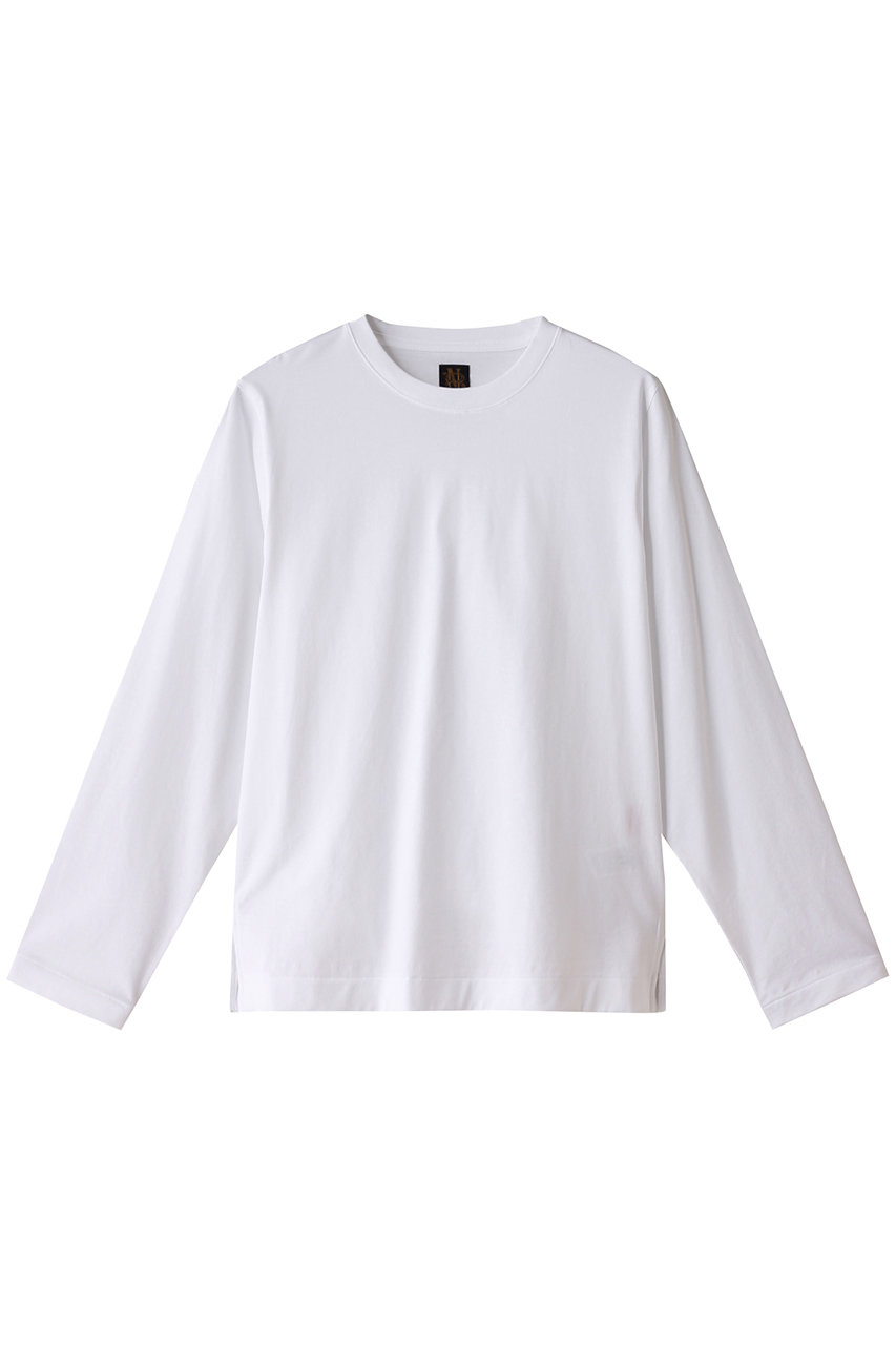 BATONER シーアイランドコットンロングスリーブTシャツ (ホワイト, 2) バトナー ELLE SHOP