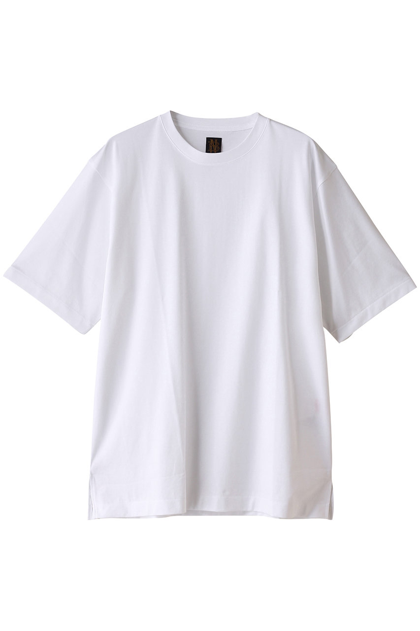 BATONER 【MEN】シーアイランドコットンTシャツ (ホワイト, 3) バトナー ELLE SHOP
