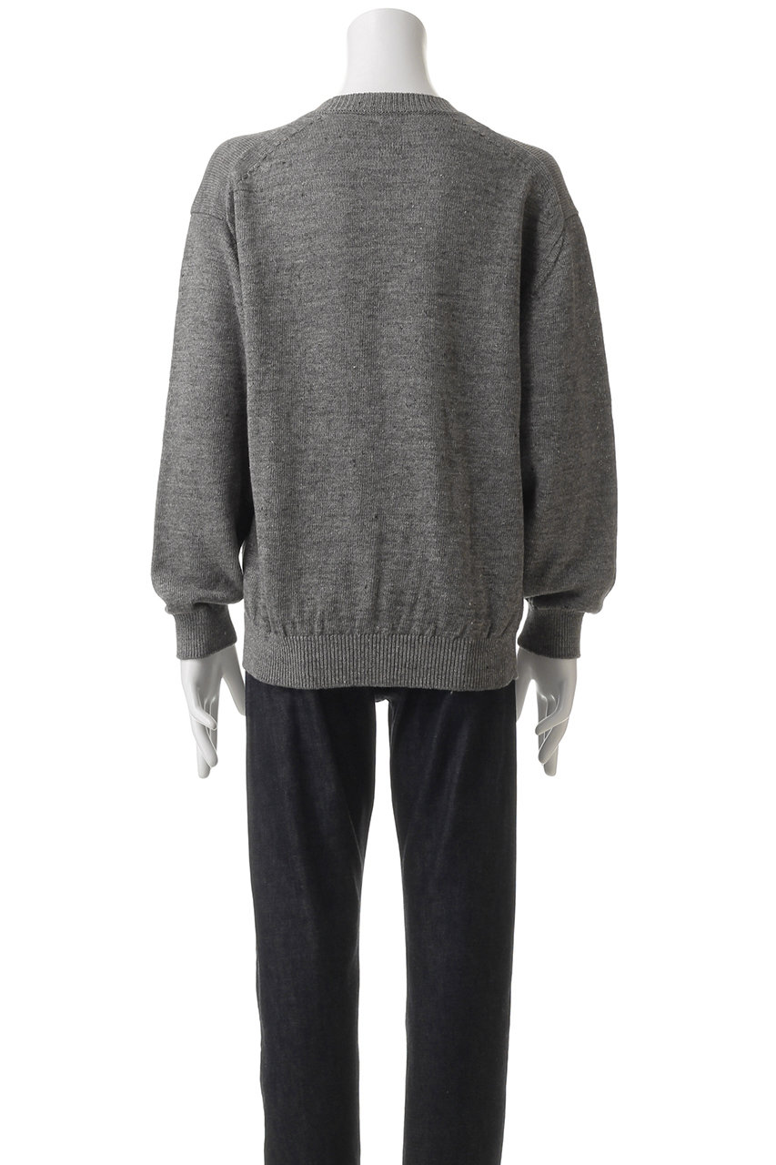 BATONER バトナー トレーナー クルーネック トップス グレー 1 BATONER(バトナー)｜【MEN】WASHED ハイカウントリネンクルー