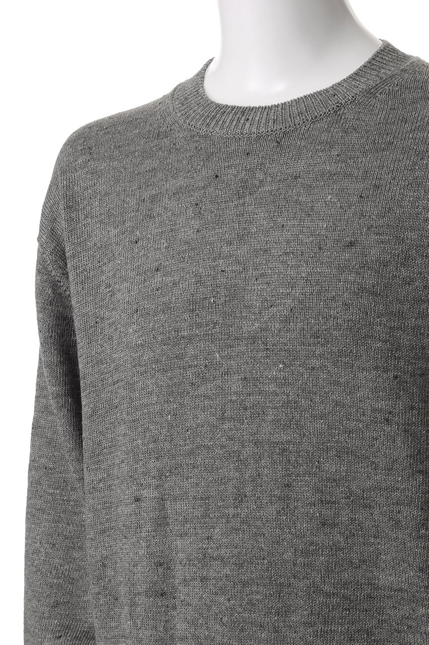 BATONER バトナー トレーナー クルーネック トップス グレー 1 BATONER(バトナー)｜【MEN】WASHED ハイカウントリネンクルー