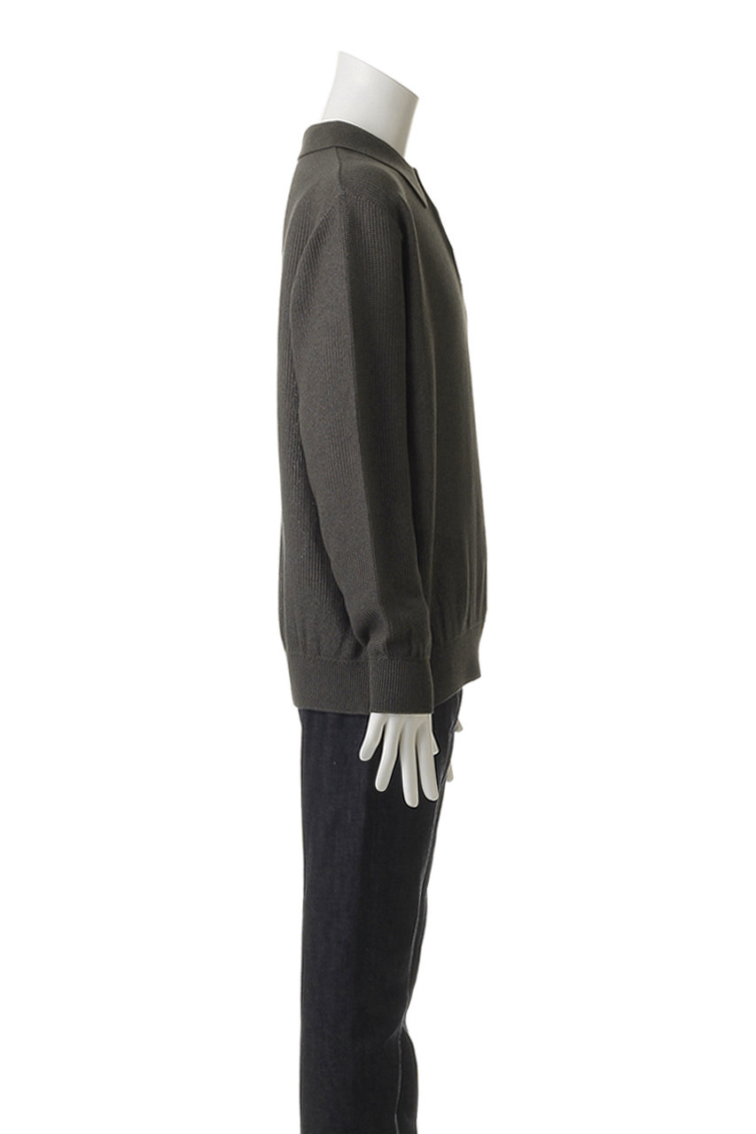 BATONER(バトナー)|【MEN】OX サマーニットポロ/グレー の通販 BATONER(バトナー)|【MEN】OX サマーニットポロ/グレー の通販