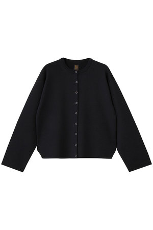 バトナー/BATONERの32G スムーズ ウール クルー スナップ カーディガン(110300/110303)