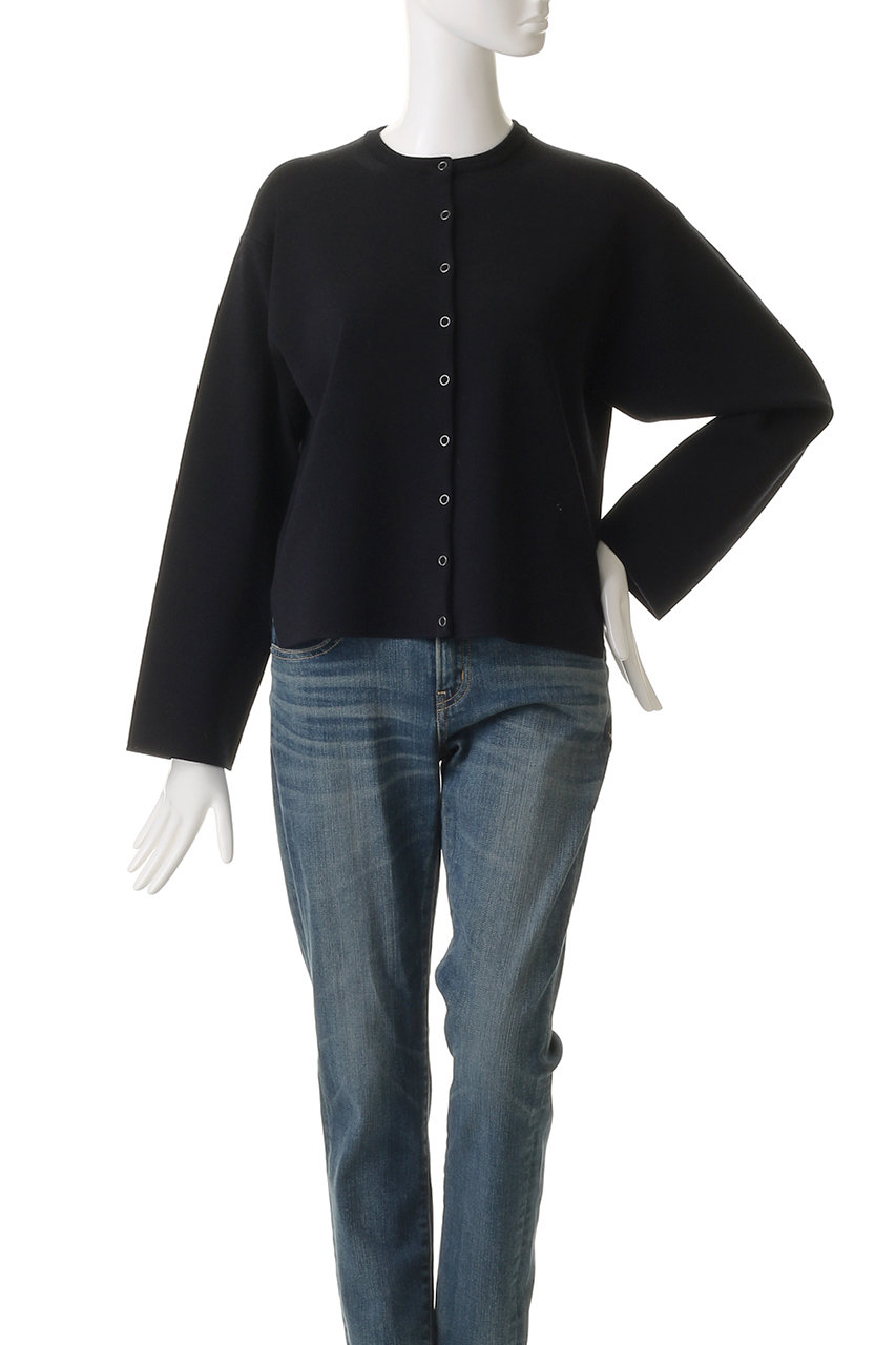 BATONER(バトナー)｜32G スムーズ ウール クルー スナップ