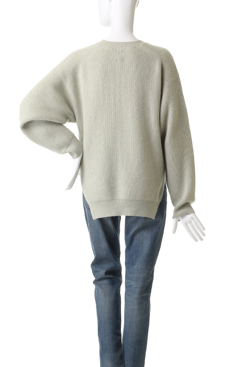 BATONER(バトナー)｜カシミヤ フォックス クルーネック/グレー の通販