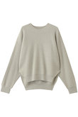 BATONER(バトナー)｜カシミヤ フォックス クルーネック/グレー の通販