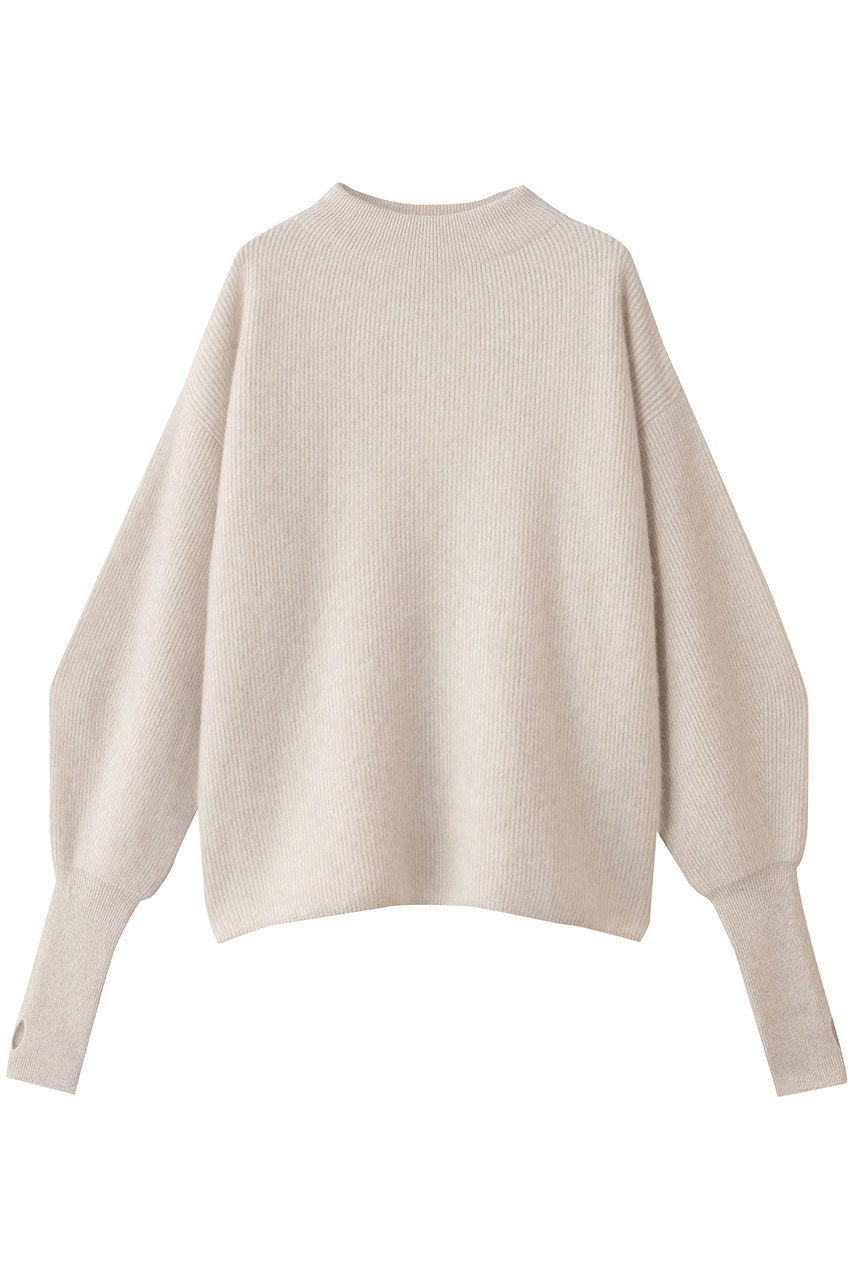 BATONER カシミヤ フォックス プログレッシブ ボート ネック (アイボリー, 1) バトナー ELLE SHOP