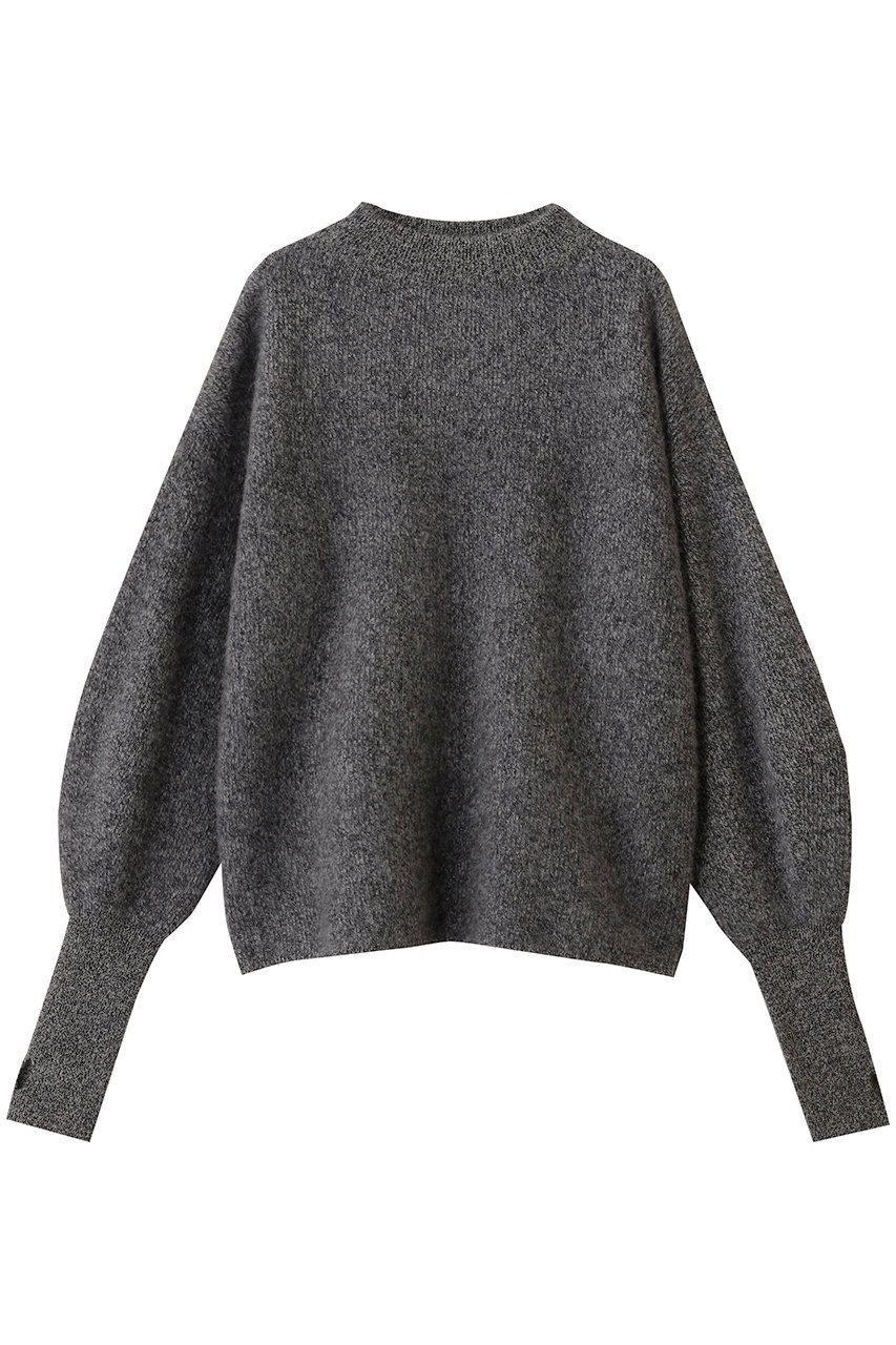 BATONER カシミヤ フォックス プログレッシブ ボート ネック (アイボリー×ブラック, 2) バトナー ELLE SHOP