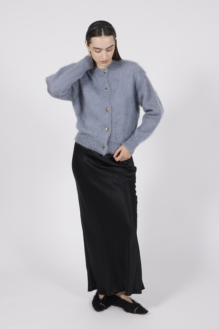 BATONER(バトナー)｜ピュア モヘアシャギー クルー カーディガン