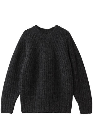 バトナー/BATONERのチャンキー フラッフィー シグネチャー クルーネック(110300/110301)