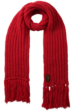 バトナー/BATONERの【UNISEX】フリンジ マフラー ショート(140100/140102)