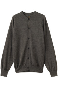 バトナー Batoner ラミー24SS カーディガン　ブラック BATONER(バトナー)｜【MEN】ラミー ウール クルー ネック