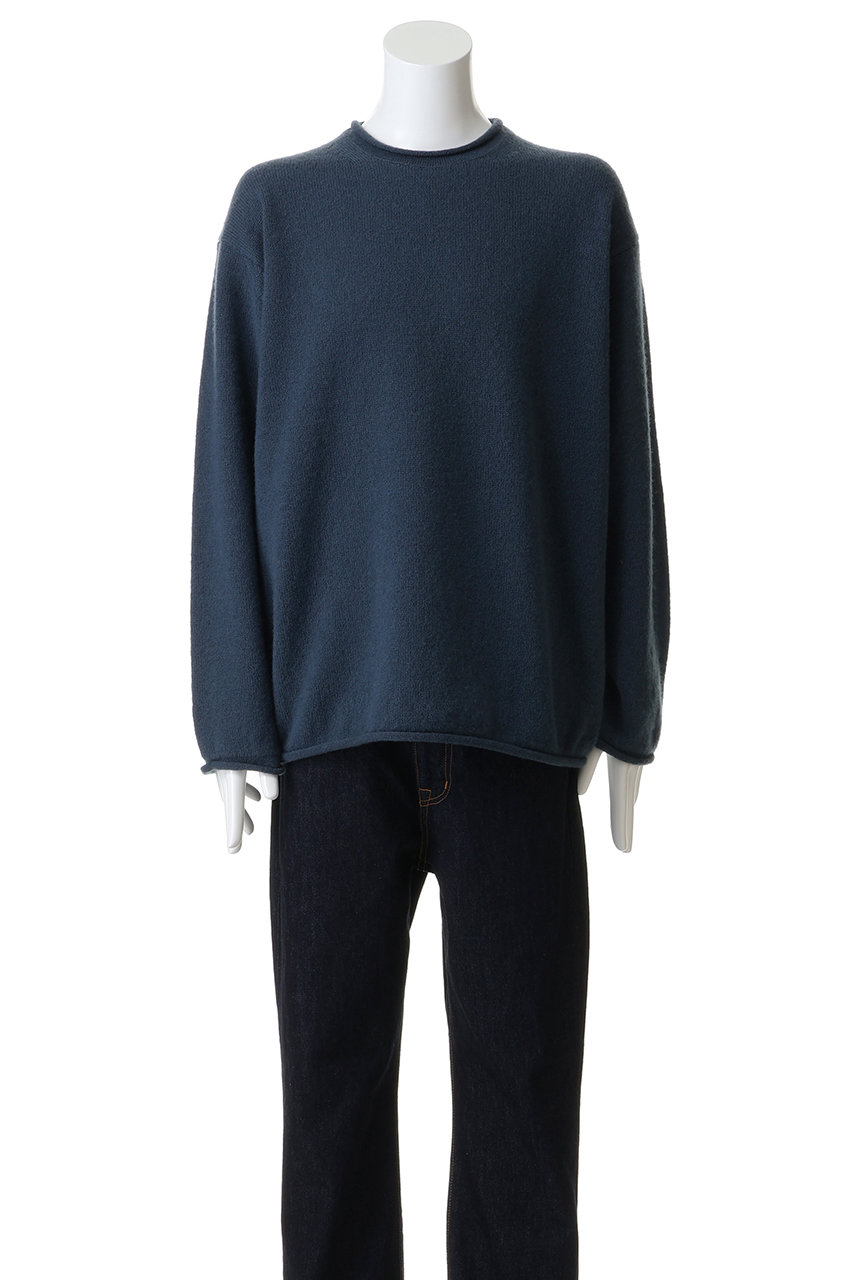 BATONER(バトナー)｜【MEN】ブルーフェイス ロールネック/アイボリー