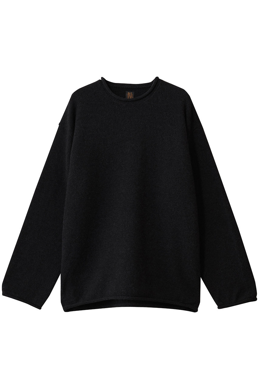 BATONER 【MEN】ブルーフェイス ロール ネック (ブラック, 1) バトナー ELLE SHOP