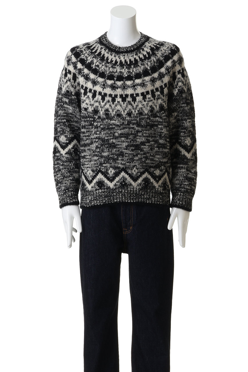 BATONER(バトナー)｜【MEN】モヘア ノルディック クルーネック