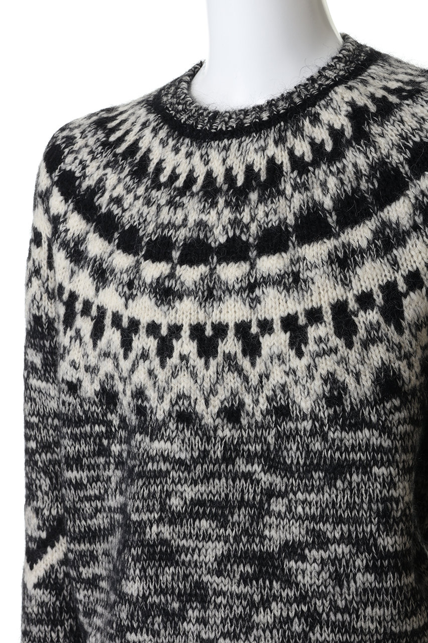 BATONER(バトナー)｜【MEN】モヘア ノルディック クルーネック