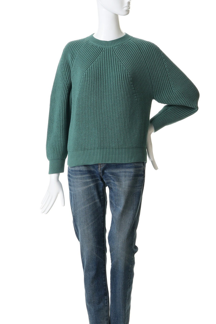 BATONER(バトナー)｜シグネチャー クルーネック/エメラルド の通販