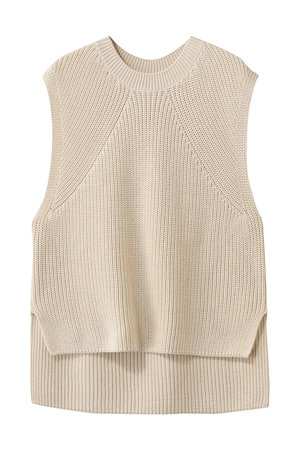 バトナー/BATONERのシグネチャー クルーネック ベスト(110300/110301)