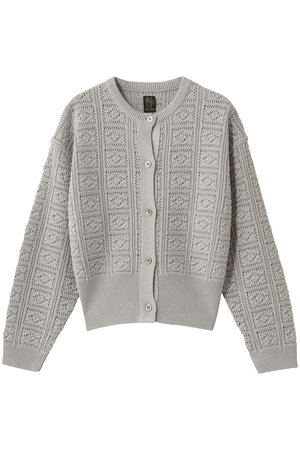 バトナー/BATONERのGRASSY レース クルーネック カーディガン(110300/110303)