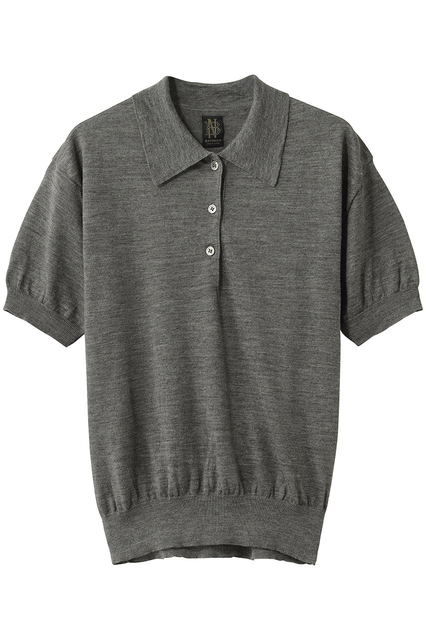 バトナー/BATONERのCHOMA ポロ ショート スリーブ(グレージュ/BN-26SL-042)