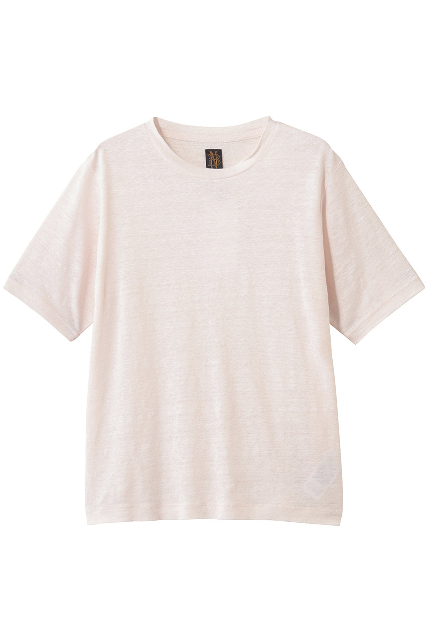 バトナー/BATONERのNORMANDY リネン Tシャツ(ウィスパーピンク/BN-26SL-053)