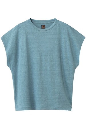 バトナー/BATONERのNORMANDY リネン キャップ スリーブ Tシャツ(110100/110102)