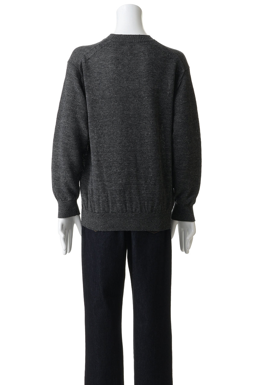 バトナー BATONER FOR UNITED ARROWS シルク混ハイカウントリブクルーネック 1/トップス ニット プルオーバー 長袖【2400013754644】 バトナー BATONER FOR UNITED ARROWS シルク混ハイカウントリブクルー